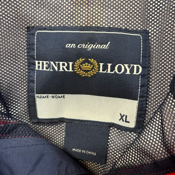 Henri Lloyd Men Sailing Deck Pullover Windbreaker Jacket XL X-Large C051 -18 - Picture 7 of 16